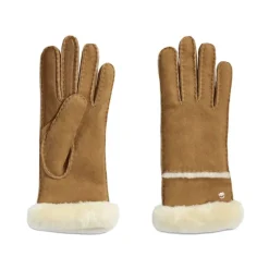 Seamed Tech Handschuhe Chestnut