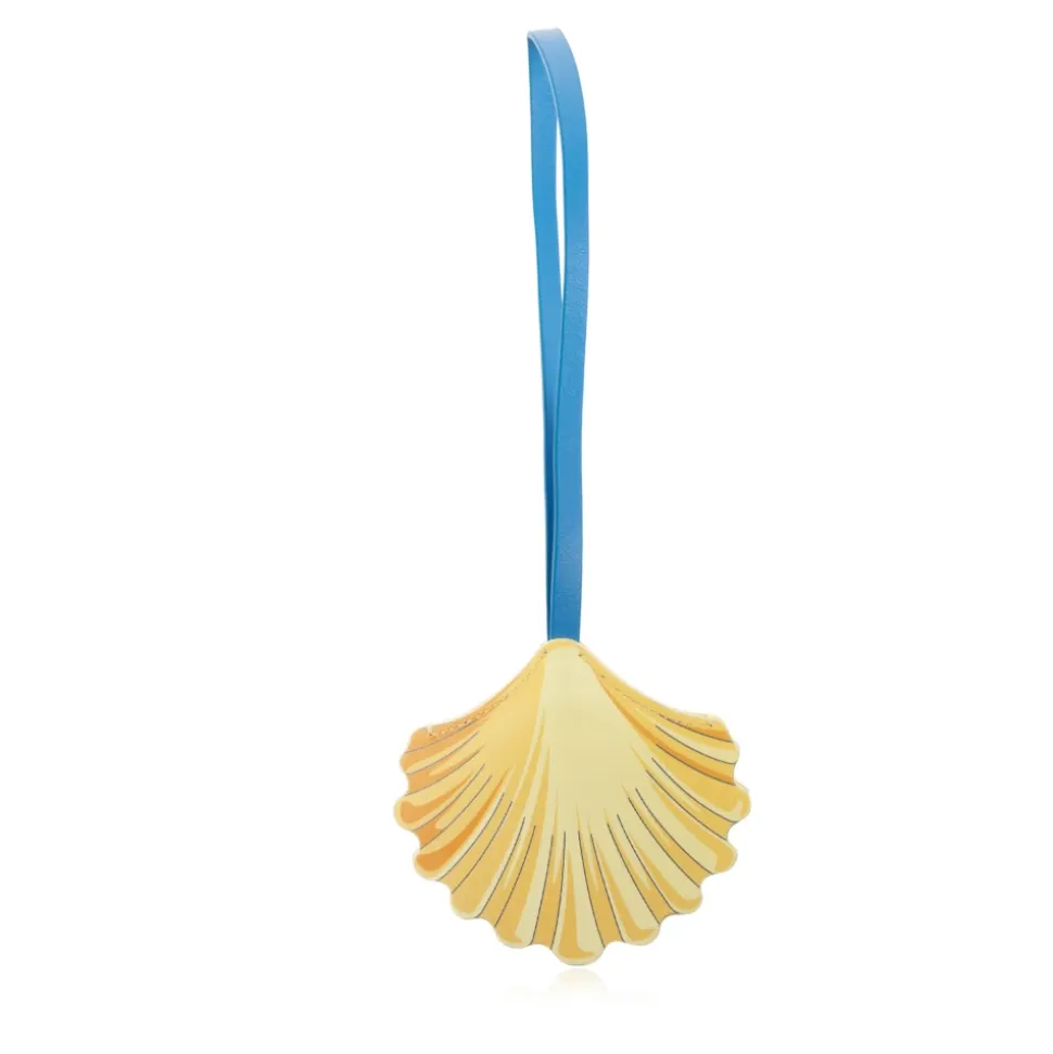 Seashell Leder-Schlüsselanhänger