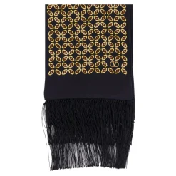 Seidenschal mit Multicolor-Muster