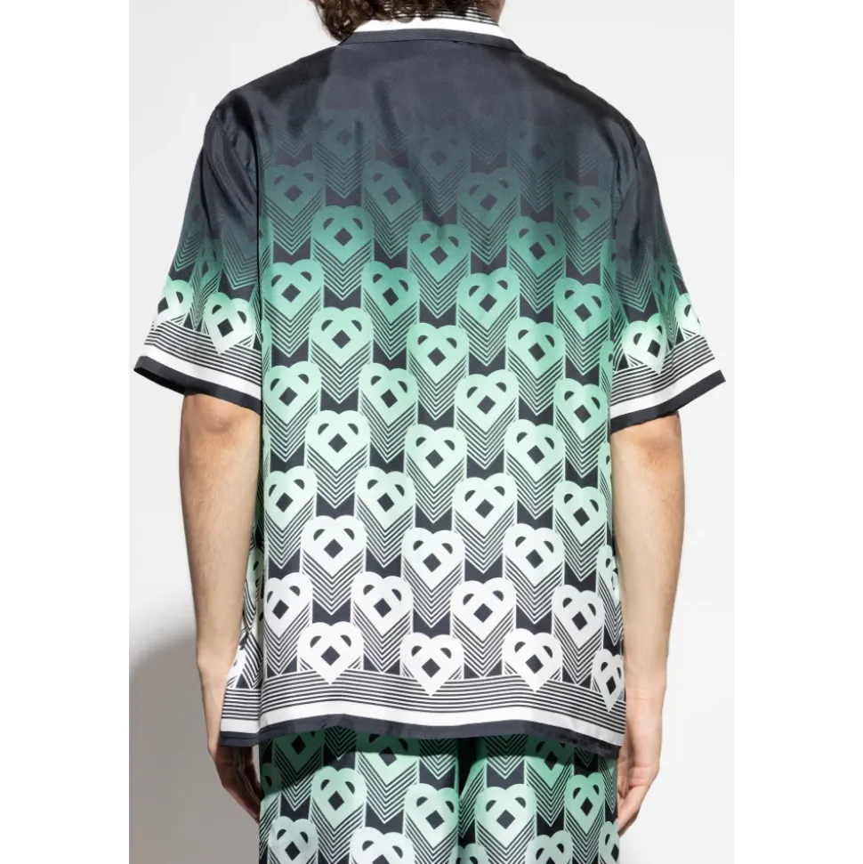 Seidenshirt mit Tasche