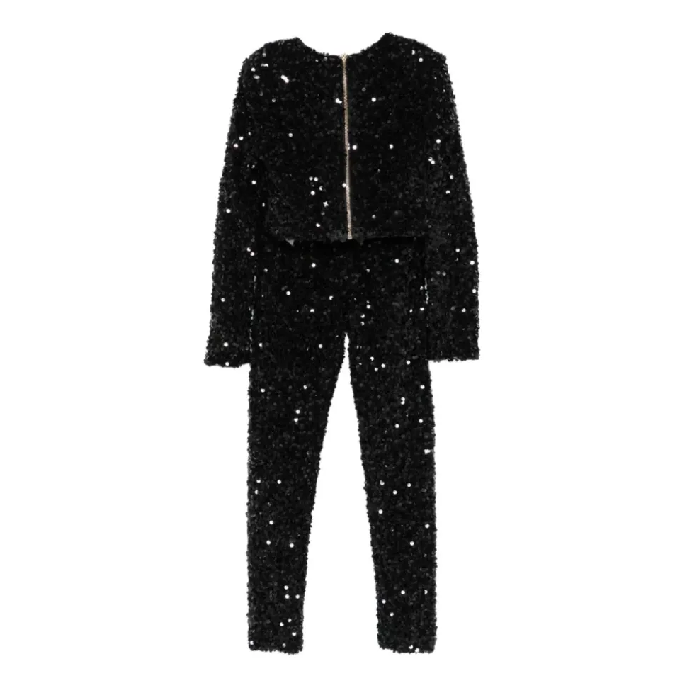 Sequin Embellished Cropped Top