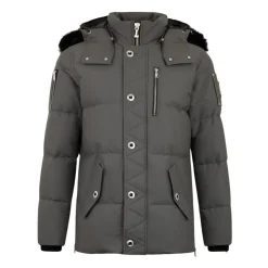 Shearling Abnehmbare Original Jacke in Schwarz