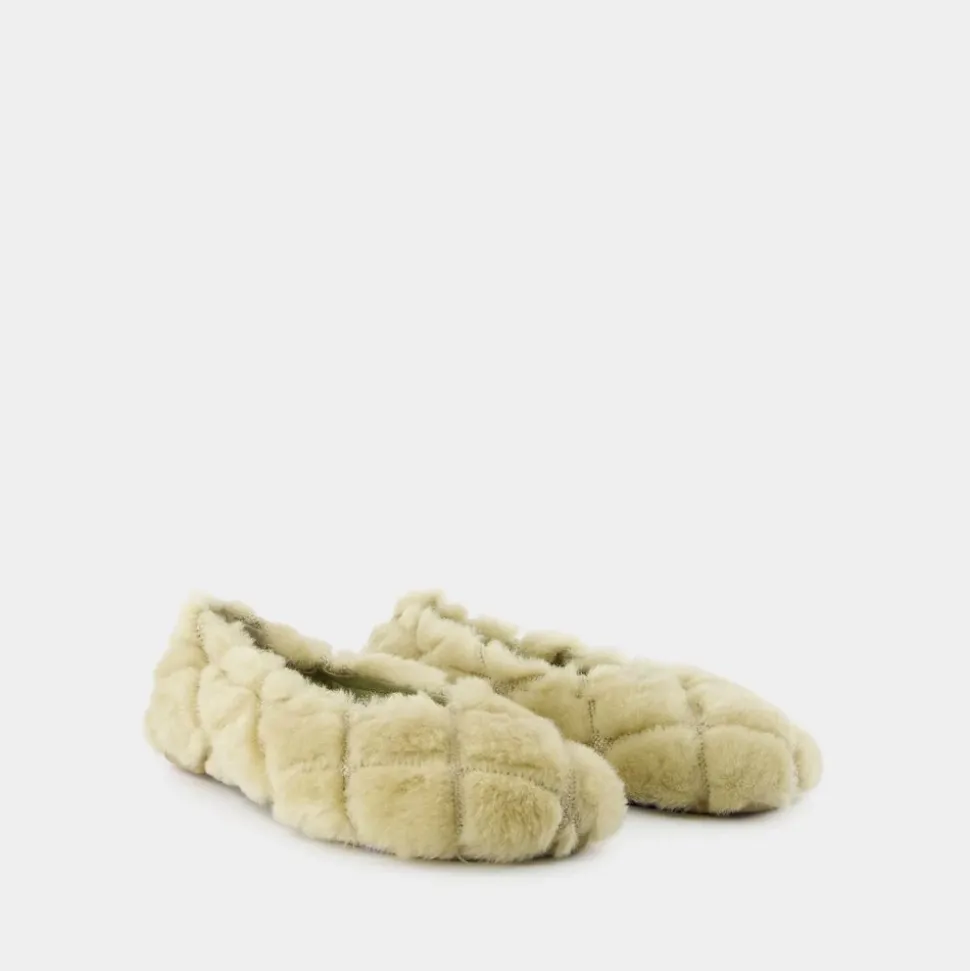 Shearling Ballerinas