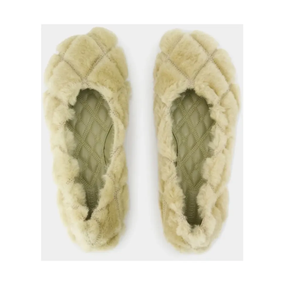 Shearling Ballerinas
