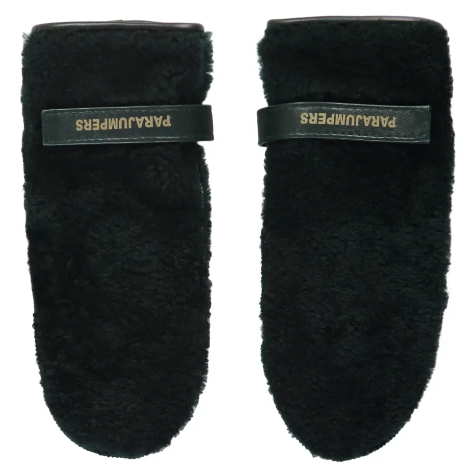 Shearling Lederhandschuhe mit verstellbarem Riemen