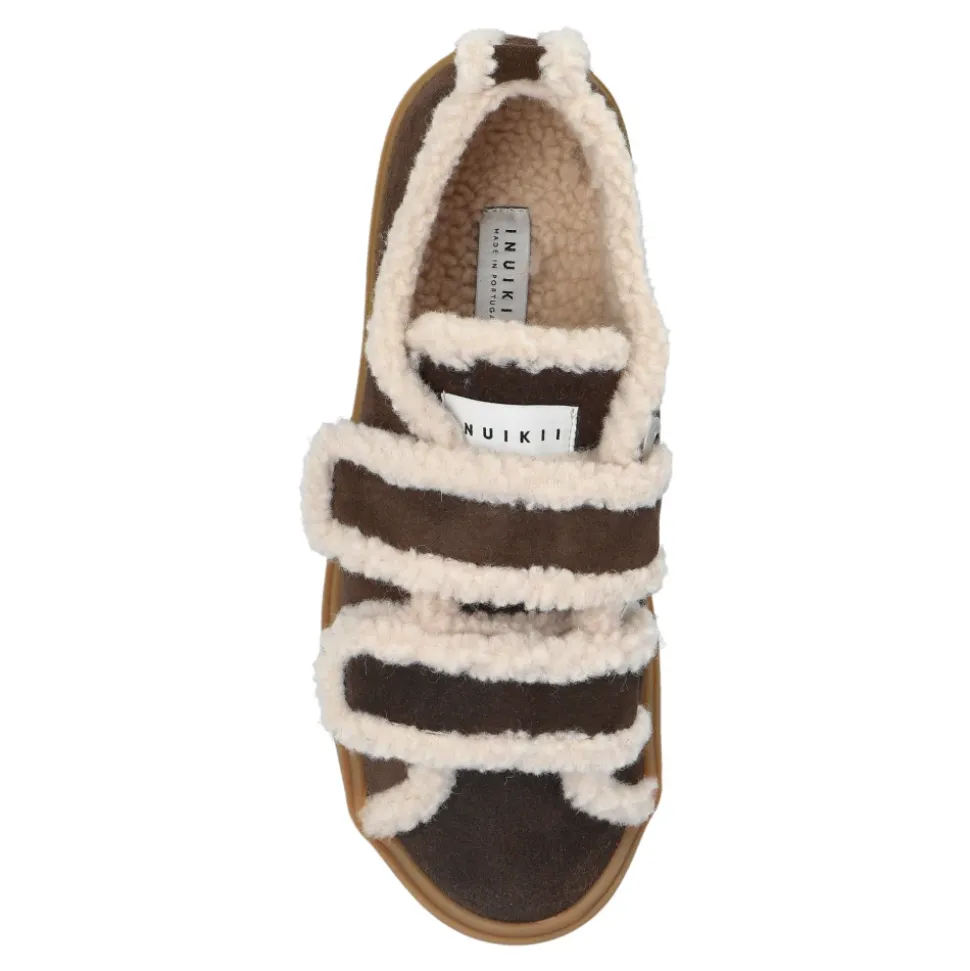 Shearling Low Velcro Schuhe