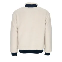 Sherpa Jacke mit Stehkragen und Reißverschluss
