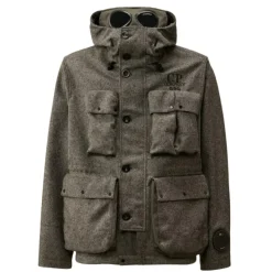 Shetland Twill Mille Jacke Anthrazitgrau