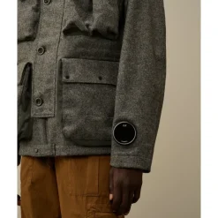 Shetland Twill Mille Jacke Anthrazitgrau