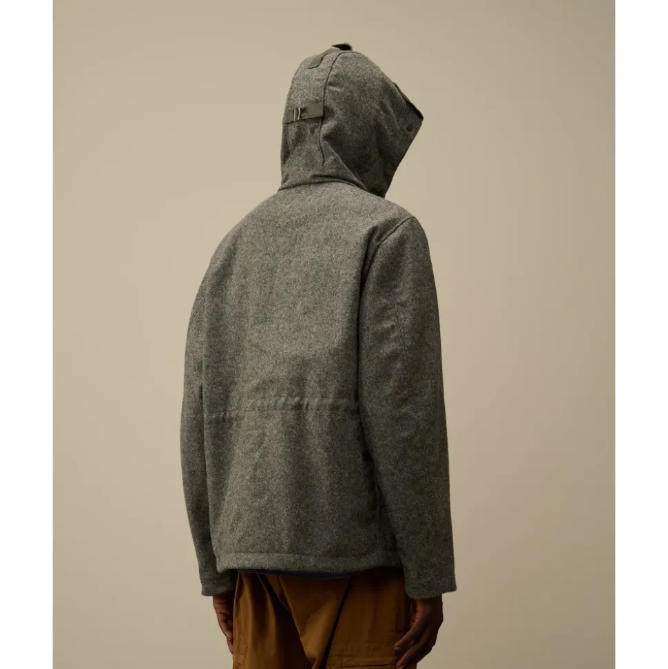 Shetland Twill Mille Jacke Anthrazitgrau