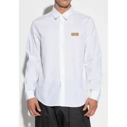 Shirt mit Logo-Applikation