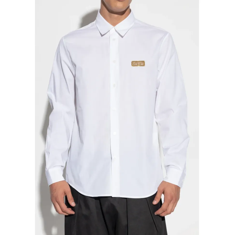 Shirt mit Logo-Applikation