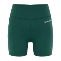 Short Leggings mit Logo