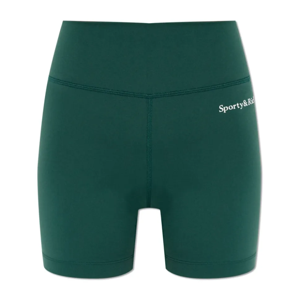 Short Leggings mit Logo