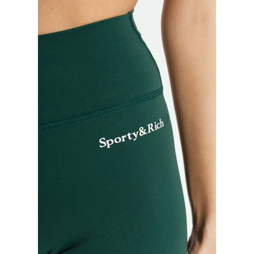 Short Leggings mit Logo