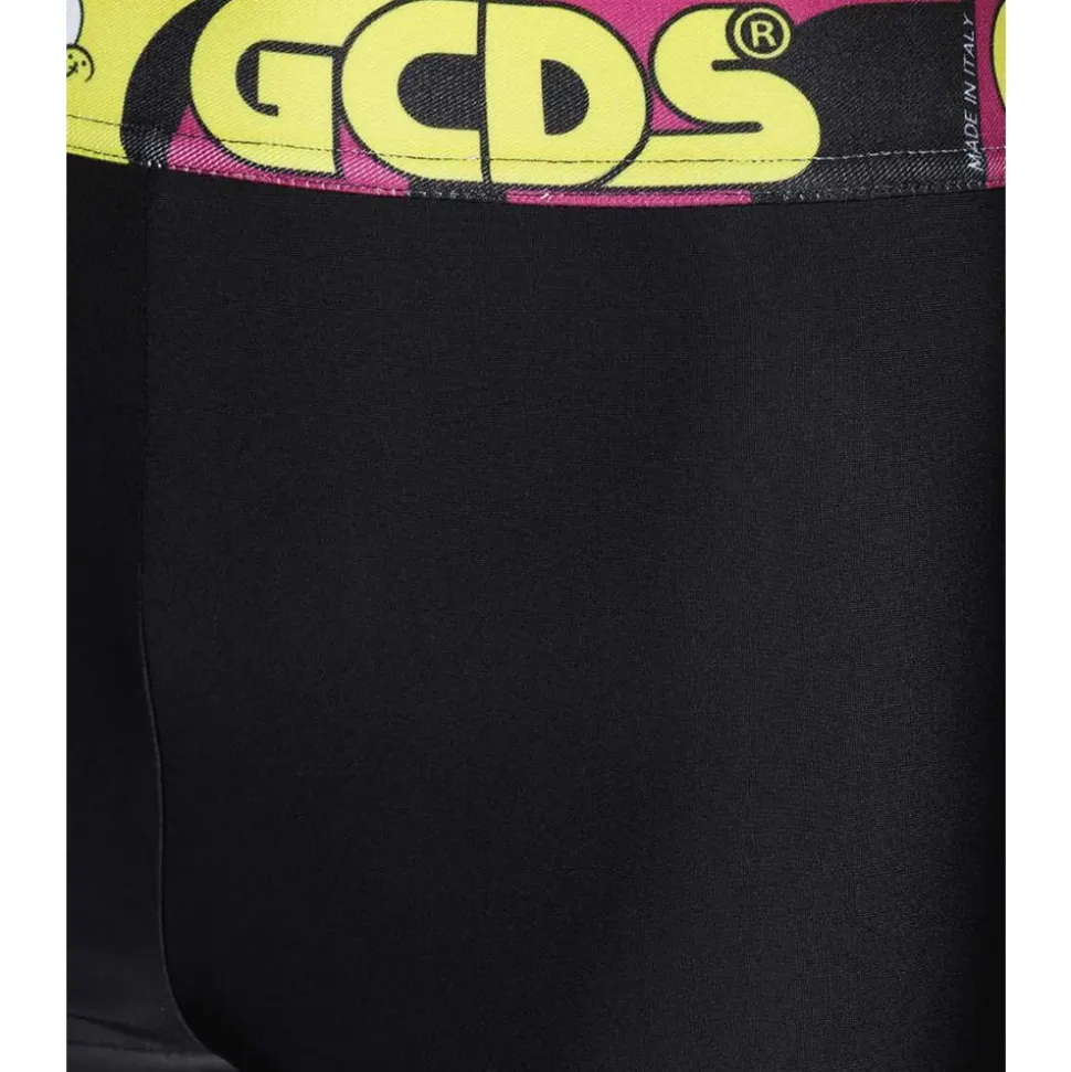 Shorts mit Logo-Print und elastischem Bund