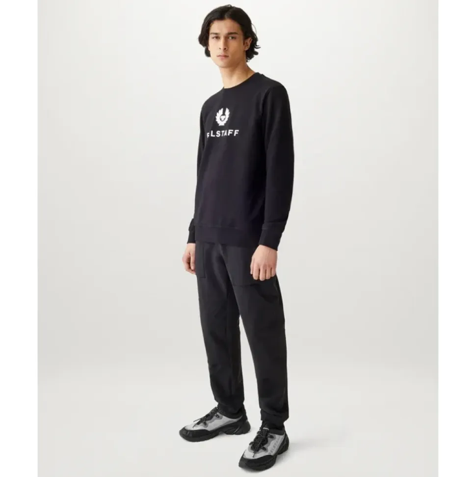 Signature Crewneck Sweatshirt in Schwarz