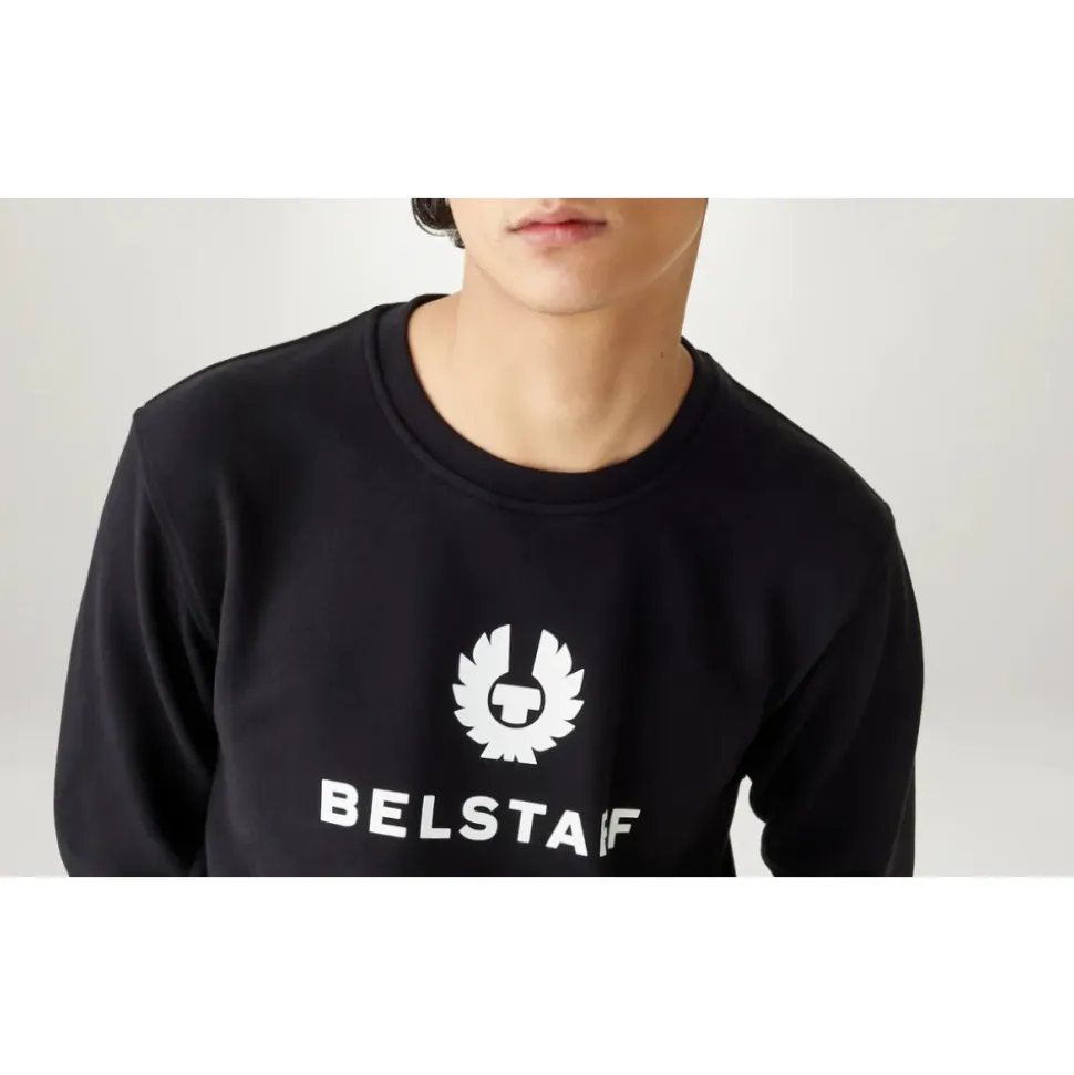 Signature Crewneck Sweatshirt in Schwarz