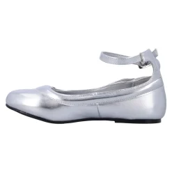 Silberne Swan Ballerina Espadrilles