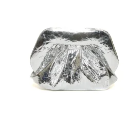 Silberner Spiegel Clutch Damen Tasche