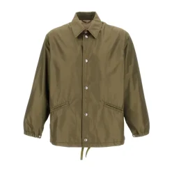 Silk Poly Coach Jacket