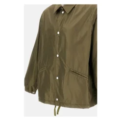 Silk Poly Coach Jacket