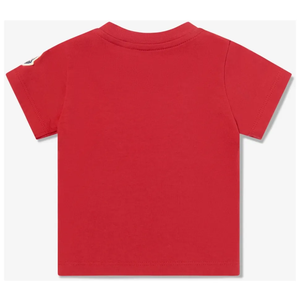 Ski Bär T-Shirt in Rot