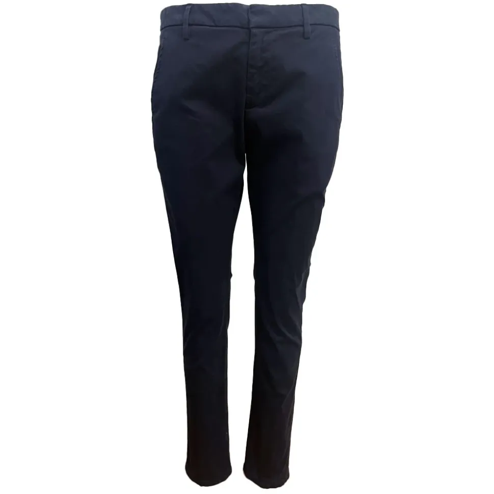 Slim Fit Chinos in Marineblau