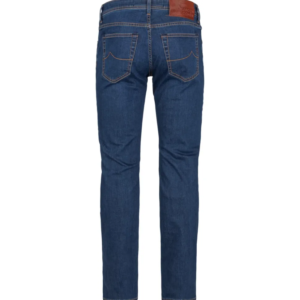Slim Fit Denim Jeans mit Stickerei