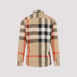 Slim Fit Hemd mit Karom-Muster aus Baumwolle