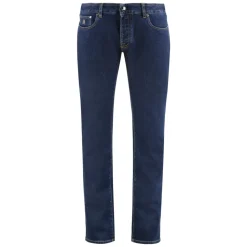 Slim Fit Jeans mit Lederlogo