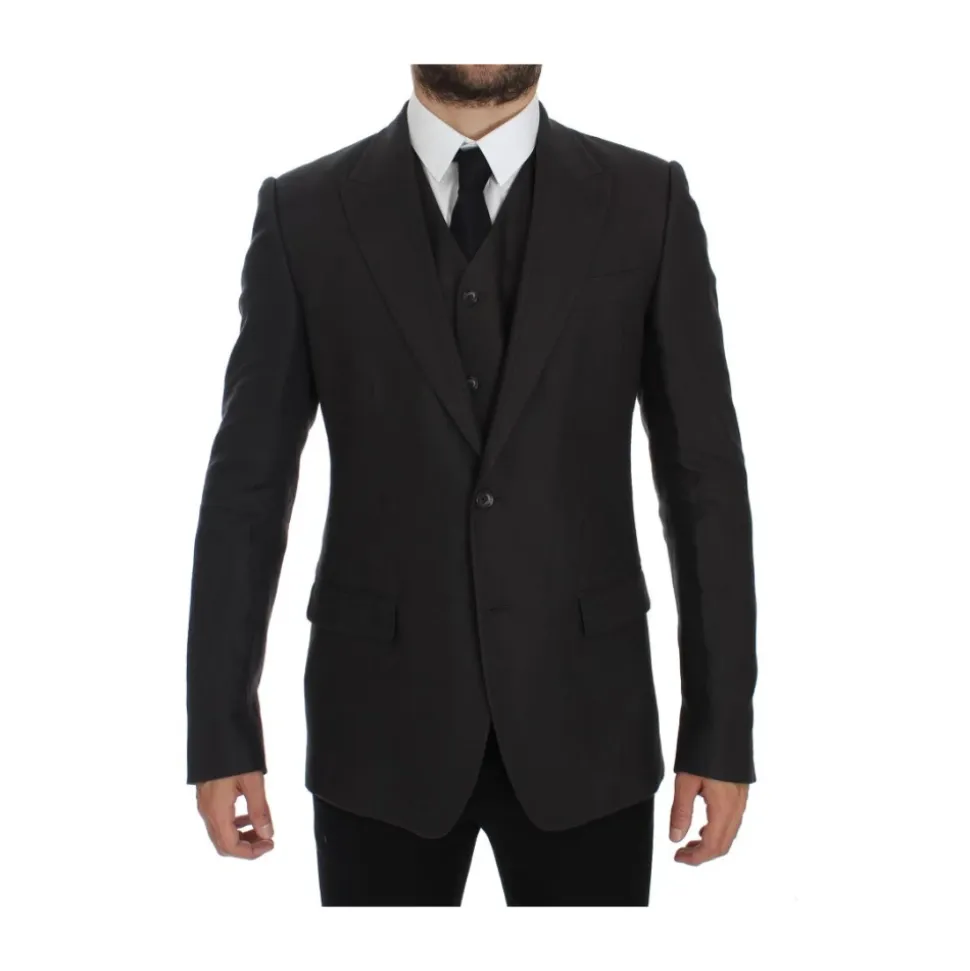 Slim Fit Leinenblazer Jacke