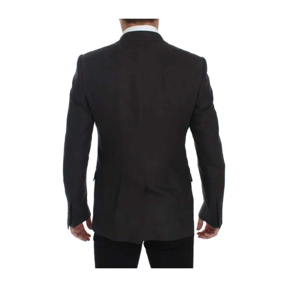 Slim Fit Leinenblazer Jacke