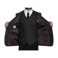 Slim Fit Leinenblazer Jacke