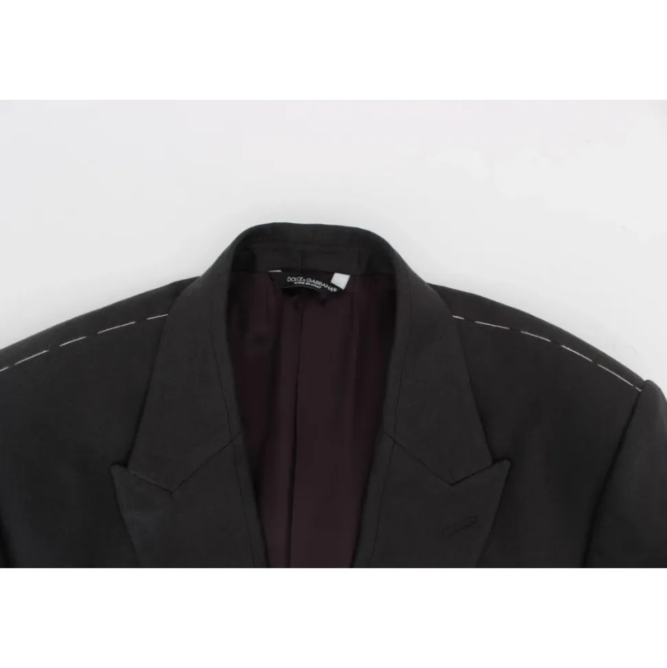Slim Fit Leinenblazer Jacke