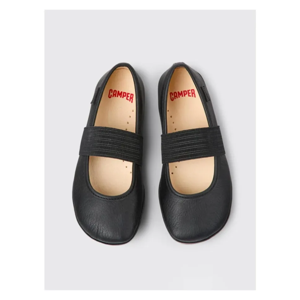 Slip-On Leder Ballerinas