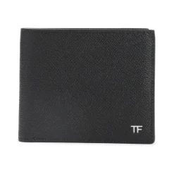 Small Grain Leder Bifold Portemonnaie