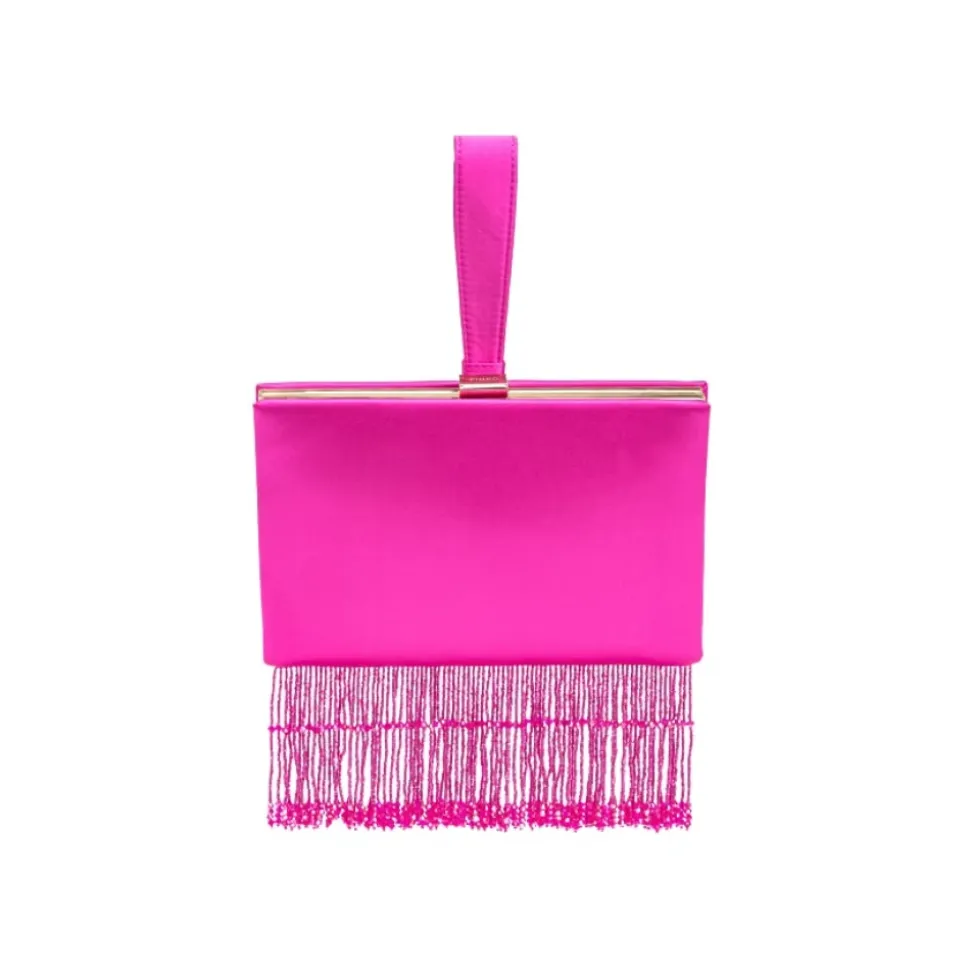 Small Square Satin Clutch