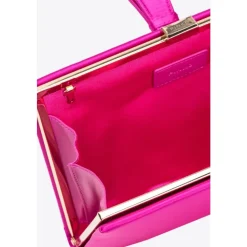 Small Square Satin Clutch