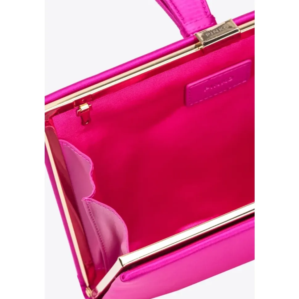 Small Square Satin Clutch