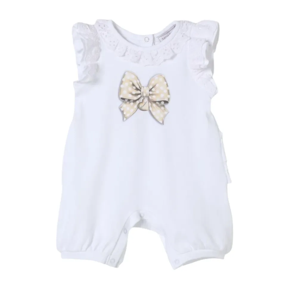 Spitzenbogen Baby Strampler