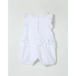 Spitzenbogen Baby Strampler