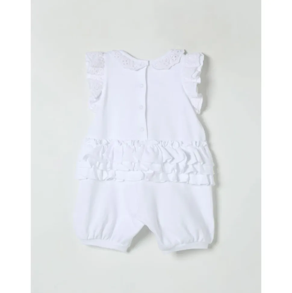 Spitzenbogen Baby Strampler