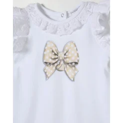 Spitzenbogen Baby Strampler