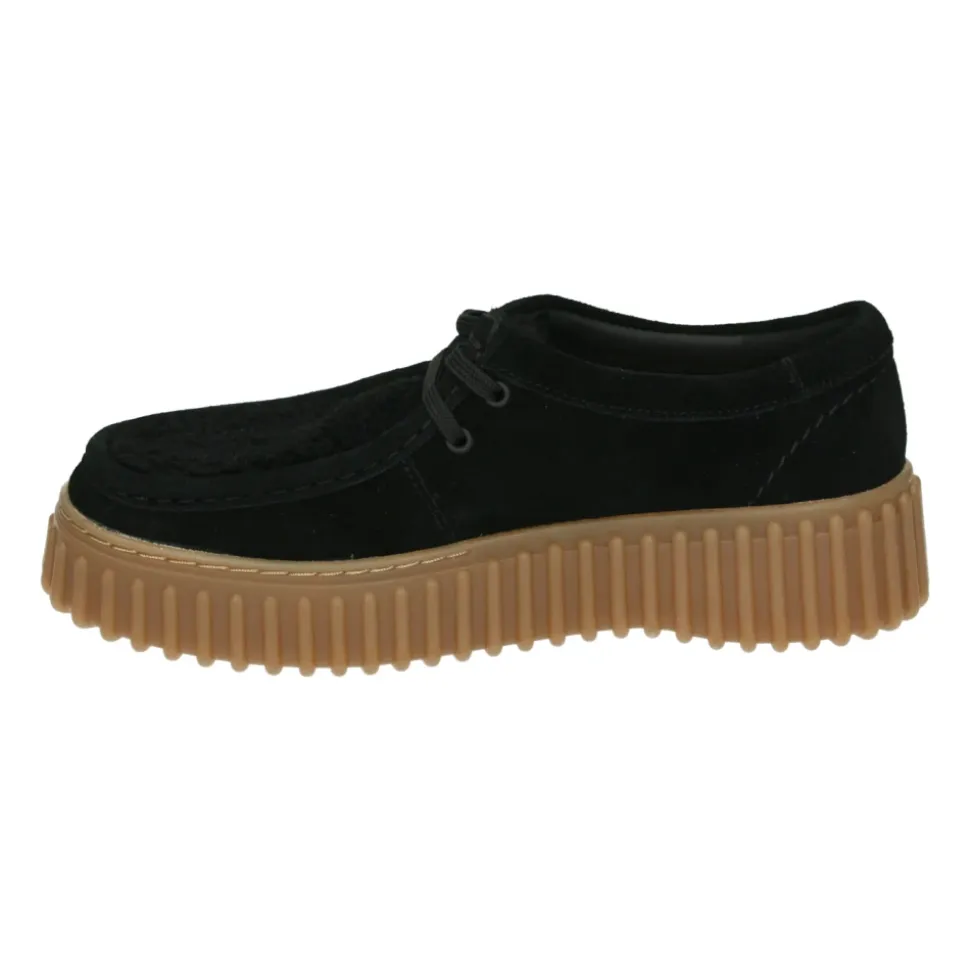 Sportliche Damen-Low-Top-Schuhe Schwarz Wolle