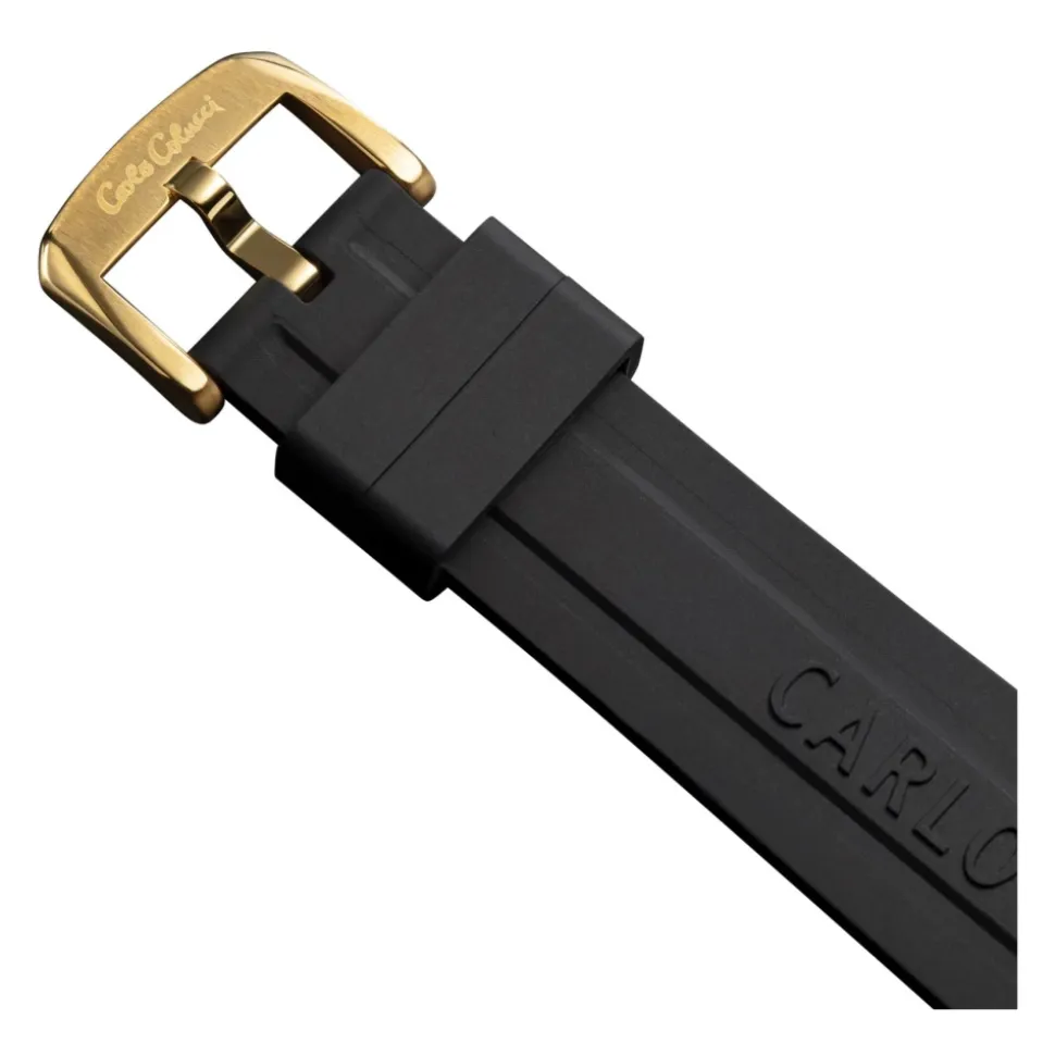 Sportliche Edelstahluhr mit Silikonarmband
