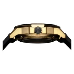 Sportliche Edelstahluhr mit Silikonarmband