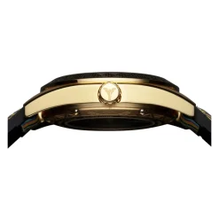 Sportliche Edelstahluhr mit Silikonarmband