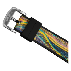 Sportliche Edelstahluhr mit Silikonarmband