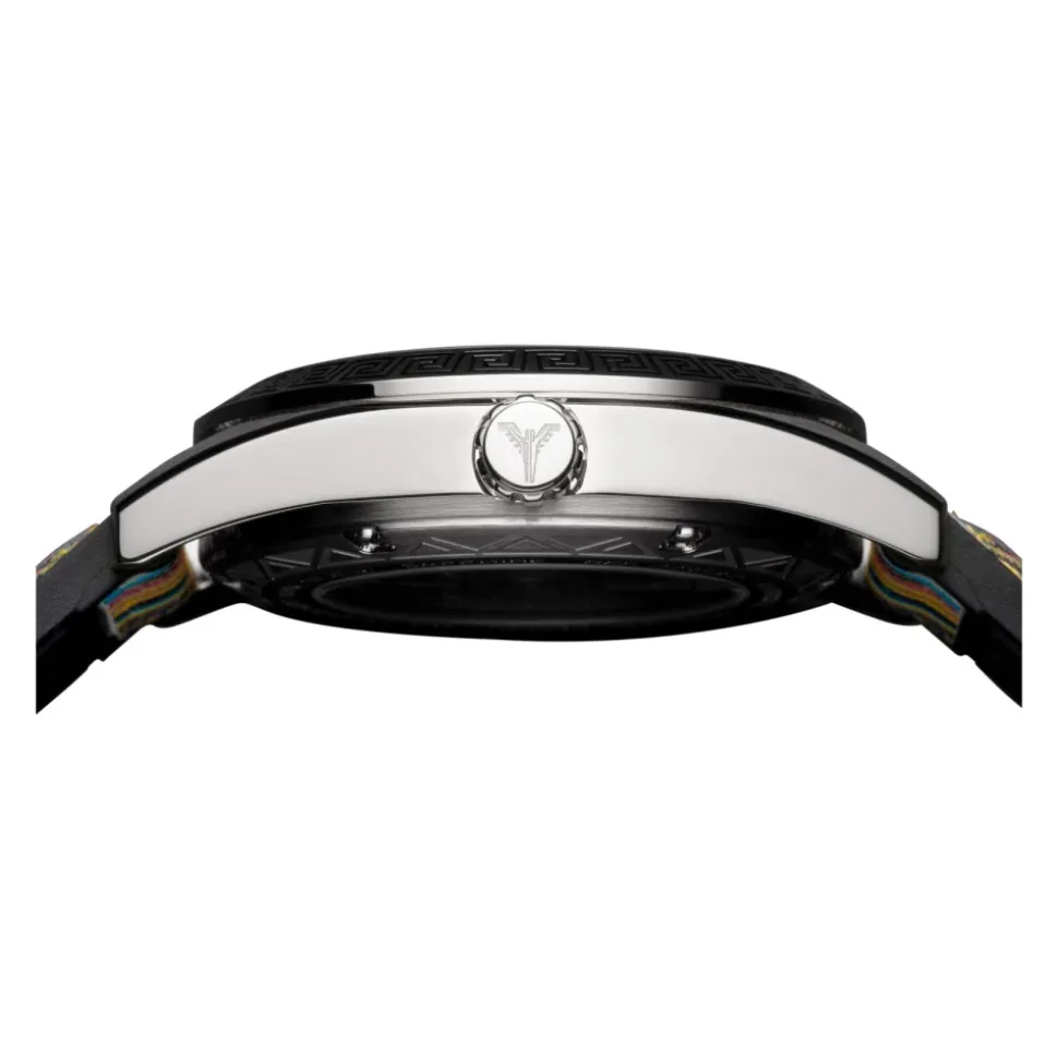 Sportliche Edelstahluhr mit Silikonarmband